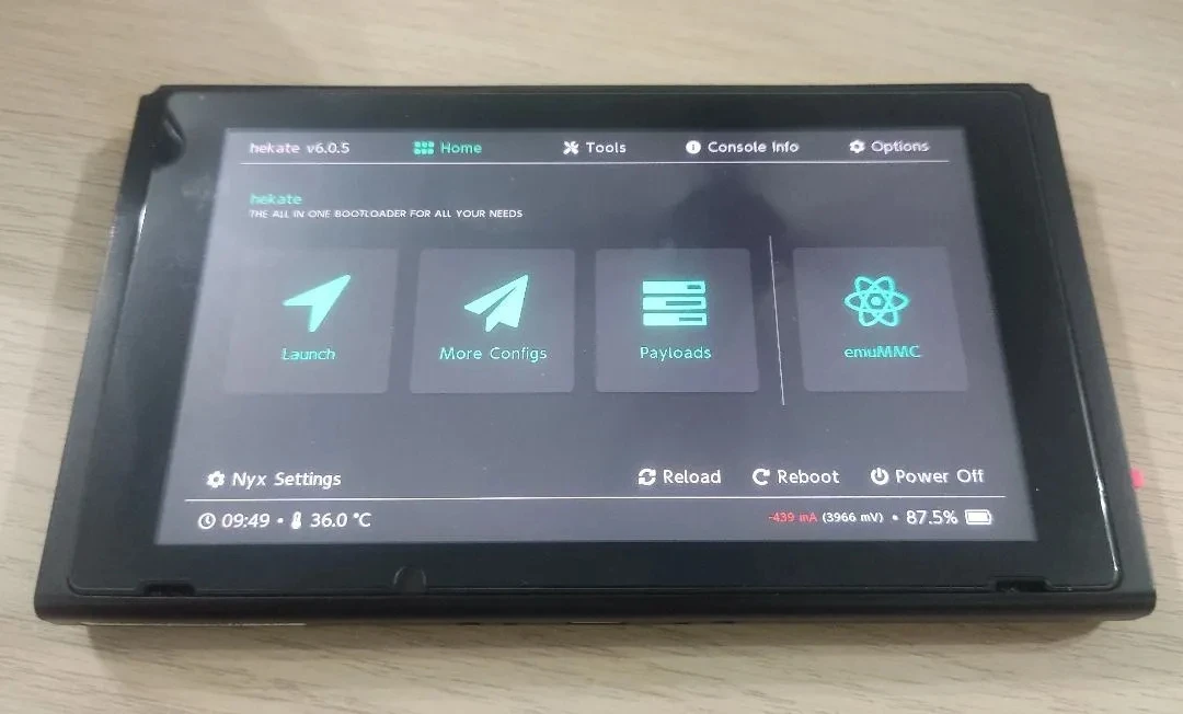 Двойная система N Switch модифицированный чип игровая консоль только планшет