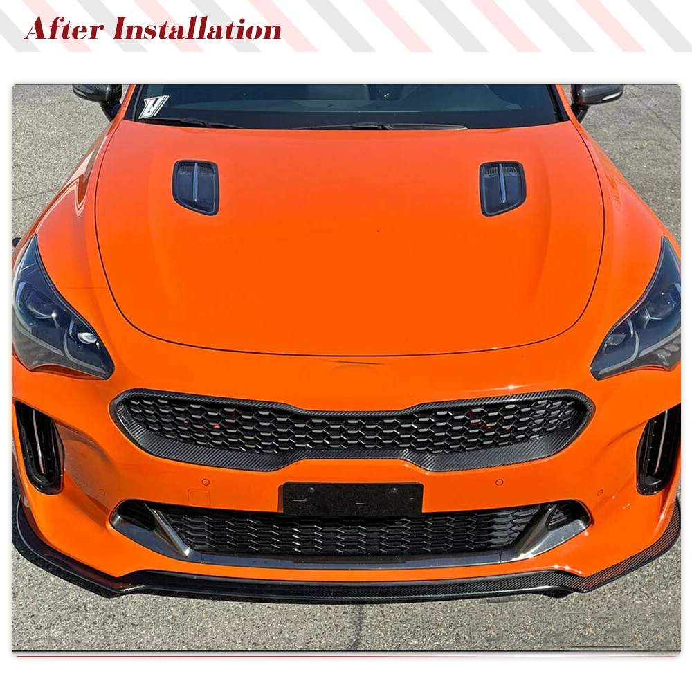 Автомобильный передний бампер спойлер для подбородка KIA Stinger GT EX Hatchback 4-дверный