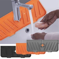 drying pads faucet wraparound water splash guard silicone drain pad faucet absorbent mat splash proof splash catcher