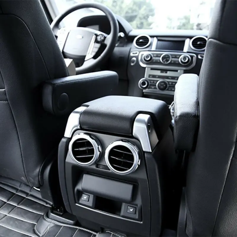 

2 шт., серебристая накладка на вентиляционное отверстие для интерьера Land Rover Discovery 4 2009-2016