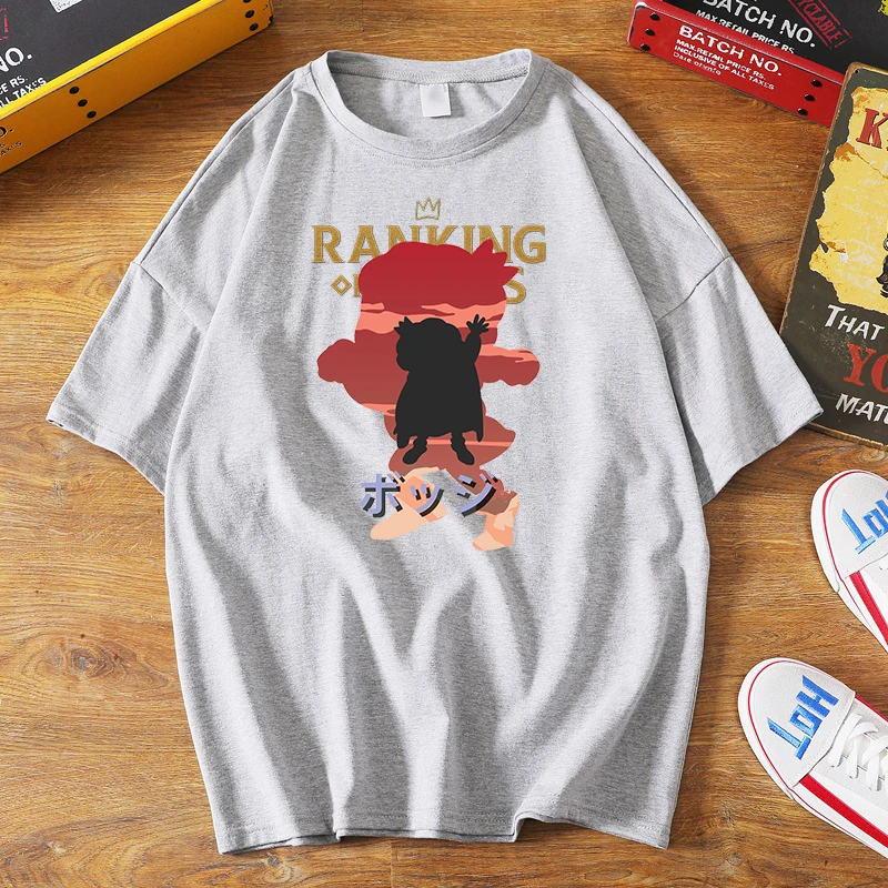 

Ranking Of Kings Bojji T Shirt Men Cotton Oversize Tees Fashion Y2k Tshirt Summer 90s Short Sleeve Tee Tops Anime Male T-Shirt