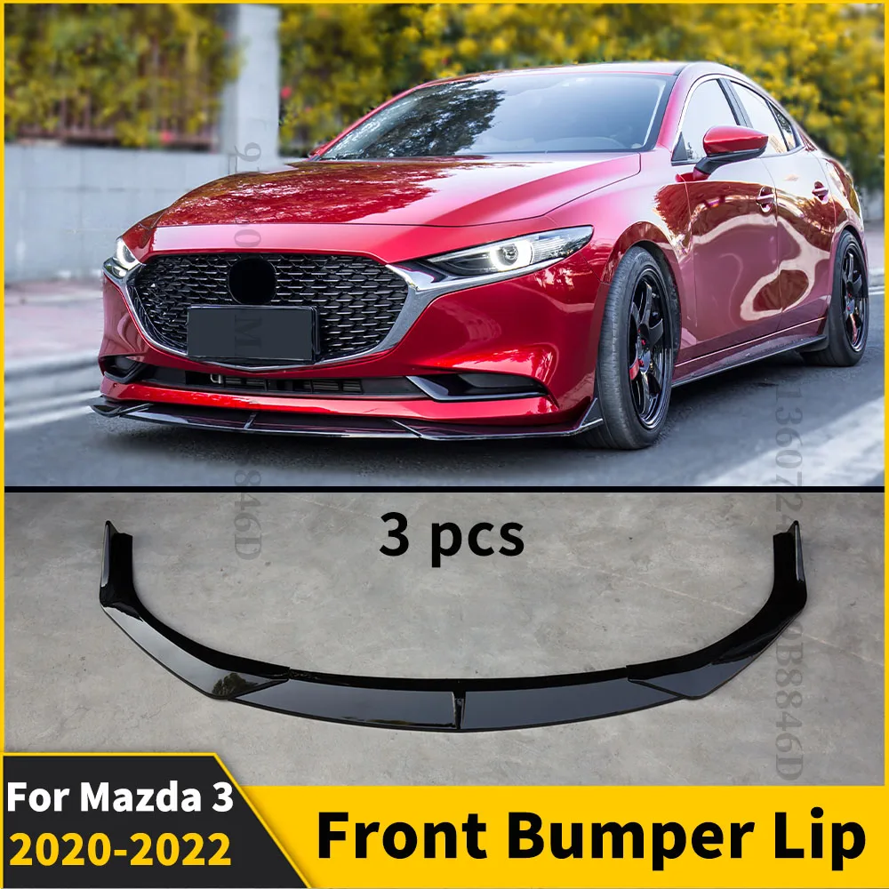 Сплиттер для переднего бампера и губ Mazda 3 Sedan Axela 2020 2021 2022 | Автомобили мотоциклы