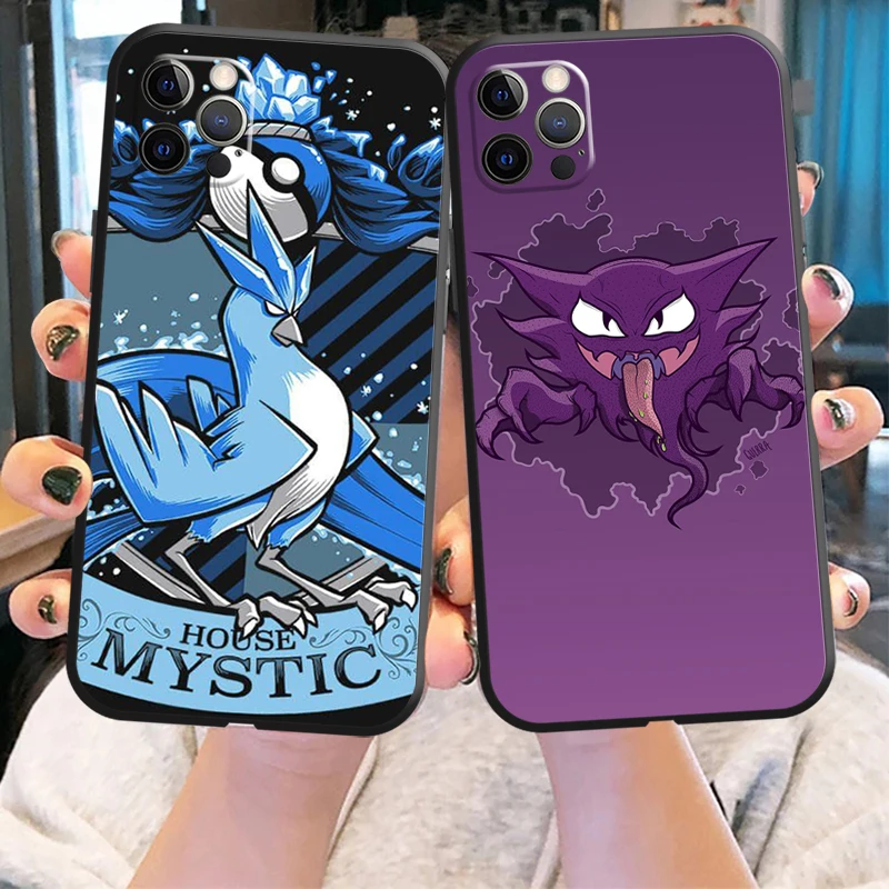

Pokémon Bandai Anime Phone Case For Apple iPhone 11 12 13 Pro 12 13 Mini X XR XS Max SE 5 6 6s 7 8 Plus Shell Carcasa Back