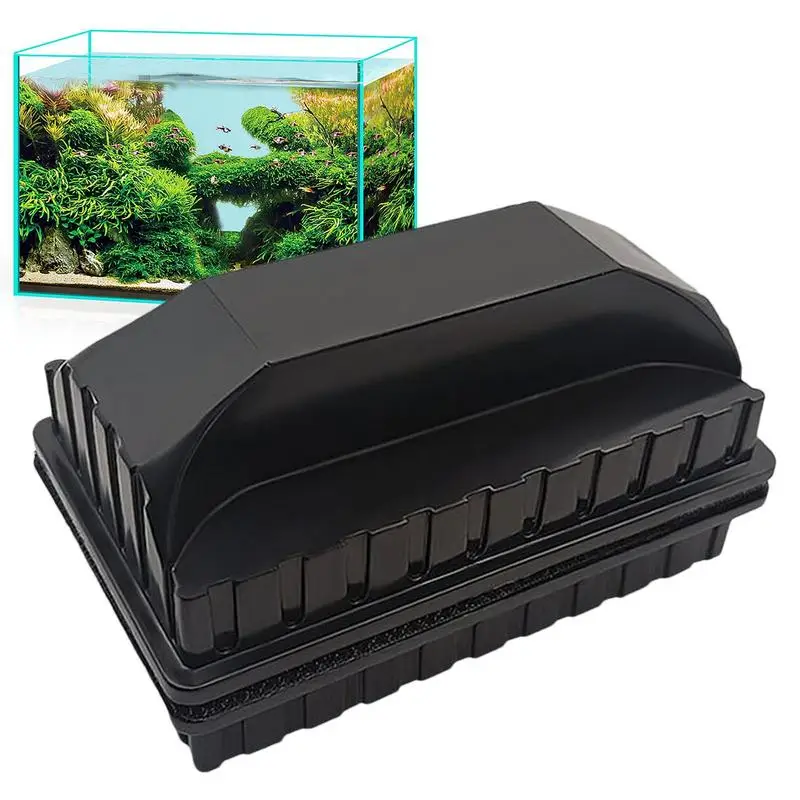 

Cleaner Aquarium Tank Double Magnetic Glass Cleaning Tool Floating Magnet Algae Ish Tank Sided Brush Fish Strong Scraper Cleaner