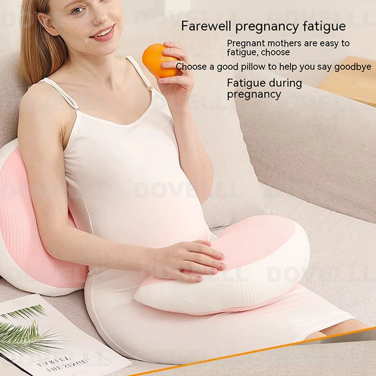 Удобная роскошная подушка для беременных сна из искусственного меха идеально