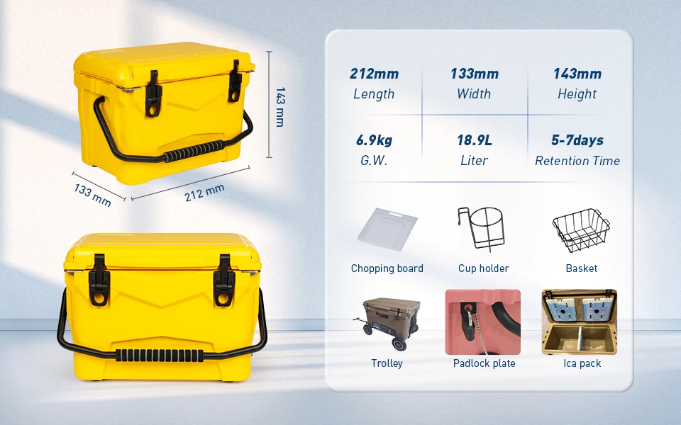 Yety кулер OEM водяной винный вращающийся охладитель жесткий
