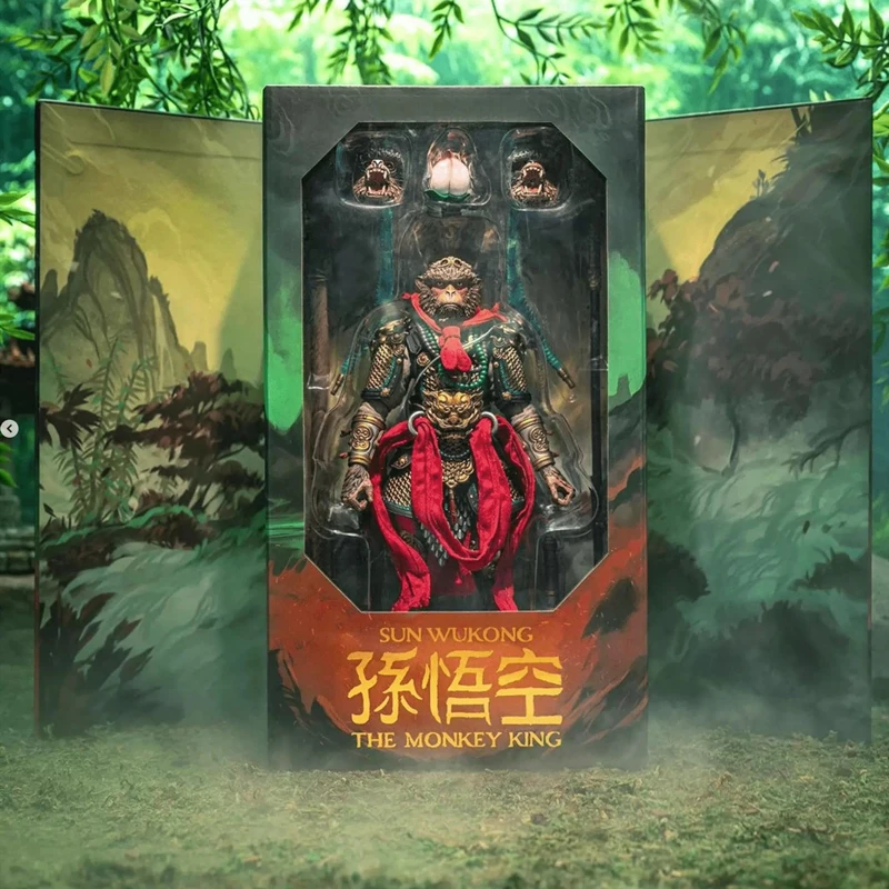 

Экшн-фигурка 1/12, 7 дюймов, четыре сперма, мифический легион, китайская мифология, Sun WuKong, Североамериканская лимитированная игрушка, аниме модель