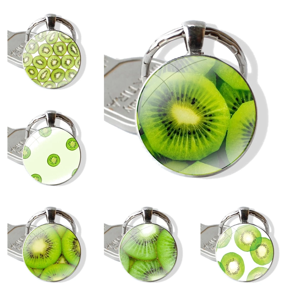 Брелок для ключей брелок подвеска киви Летние фрукты зеленый