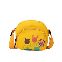 summer small bag girls new fashion korean version ins canvas satchel cute handpainted student shoulder bag