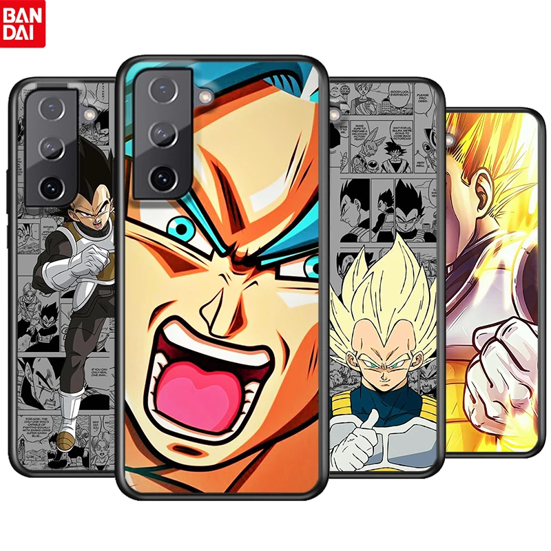 

Dragon Ball LOGO Son Goku For Samsung Galaxy S22 S21 S20 Ultra Plus Pro S10 S9 S8 S7 4G 5G TPU Soft Black Phone Case Funda Coque