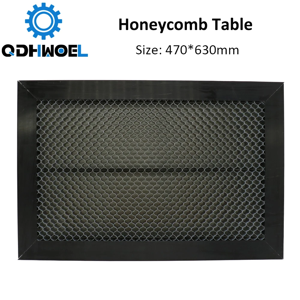 

QDHWOEL Honeycomb Working Table 630*470 mm Customizable Size Board Platform Laser Parts for CO2 Laser Engraver Cutting Machine