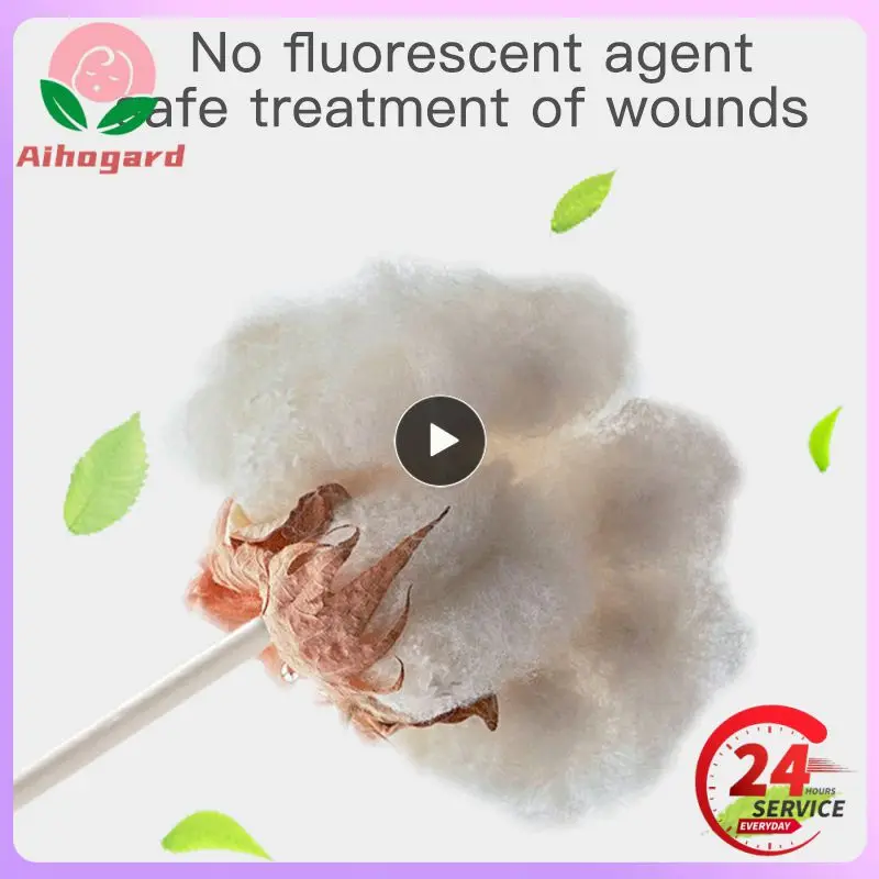 

/Box Bamboo Baby Cotton Swab Double-headed Wood Sticks Soft Cotton Buds Cleaning Of Ears Tampons For Health Beauty