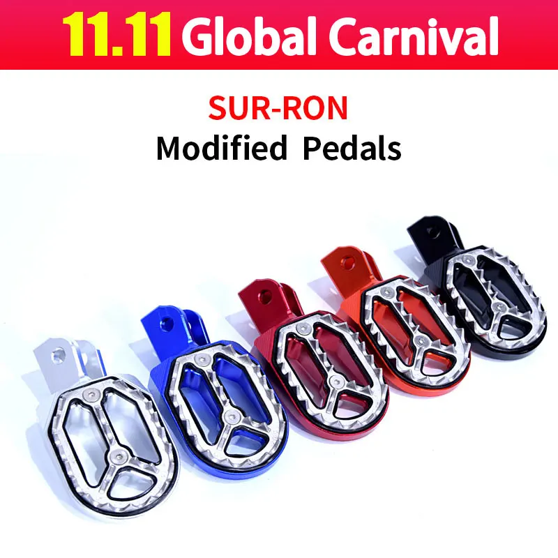 

For Surron Foot Pegs Pedal Support Light Bee X E-bike Scooter Dirtbike Motorcycles Off-road Modified Accessories SUR-RON