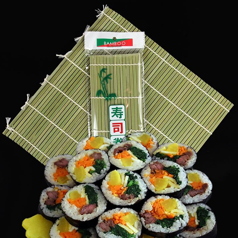 

Роллер для суши, бамбуковый коврик для суши своими руками, ручной роллер, инструменты для суши, кухонные аксессуары для японской еды