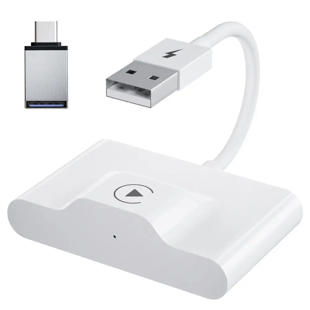 

Беспроводной Usb-адаптер, совместимый с Carplay Dongle Plug-play 5 ГГц, Wi-Fi, Bluetooth