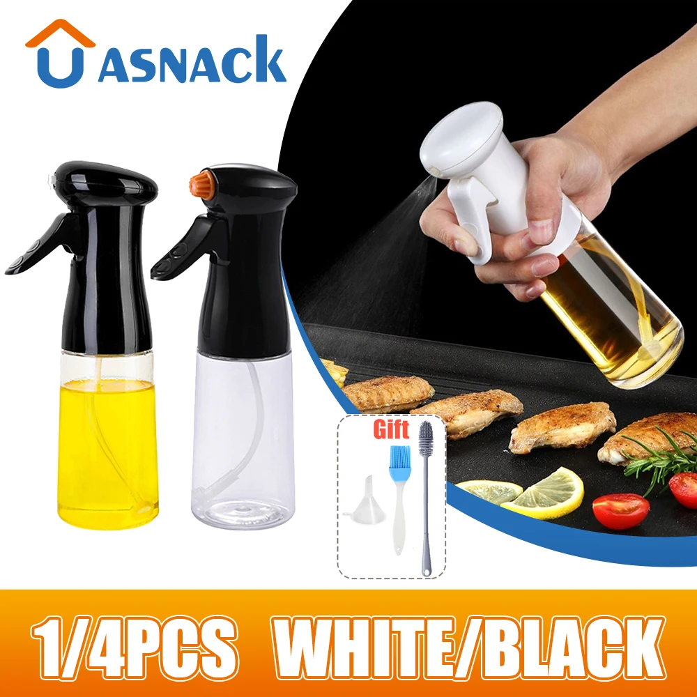 

210ML Oil Bottle Kitchen Oil Spray Bottle Cooking Baking Vinegar Mist Sprayer Barbecue Spray Bottle for Cooking BBQ Picnic Tools