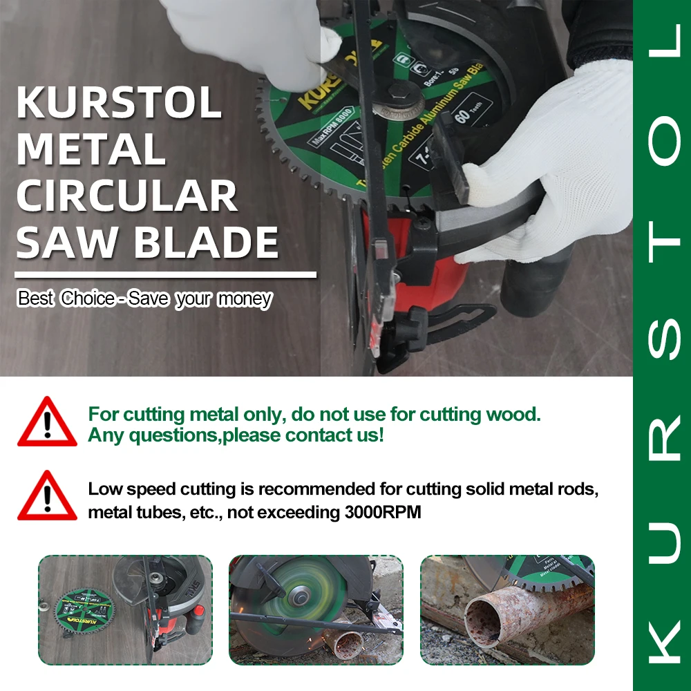KURSTOL 1 шт. режущий диск из твердого сплава диаметром 184/255/305 мм пильное полотно для