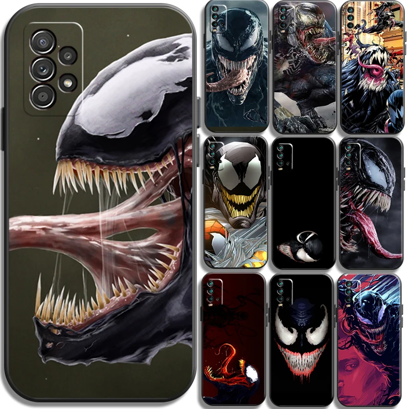 

Marvel Venom Phone Cases For Xiaomi POCO X3 GT X3 Pro M3 POCO M3 Pro X3 NFC X3 Mi 11 Mi 11 Lite Funda Soft TPU Coque Back Cover