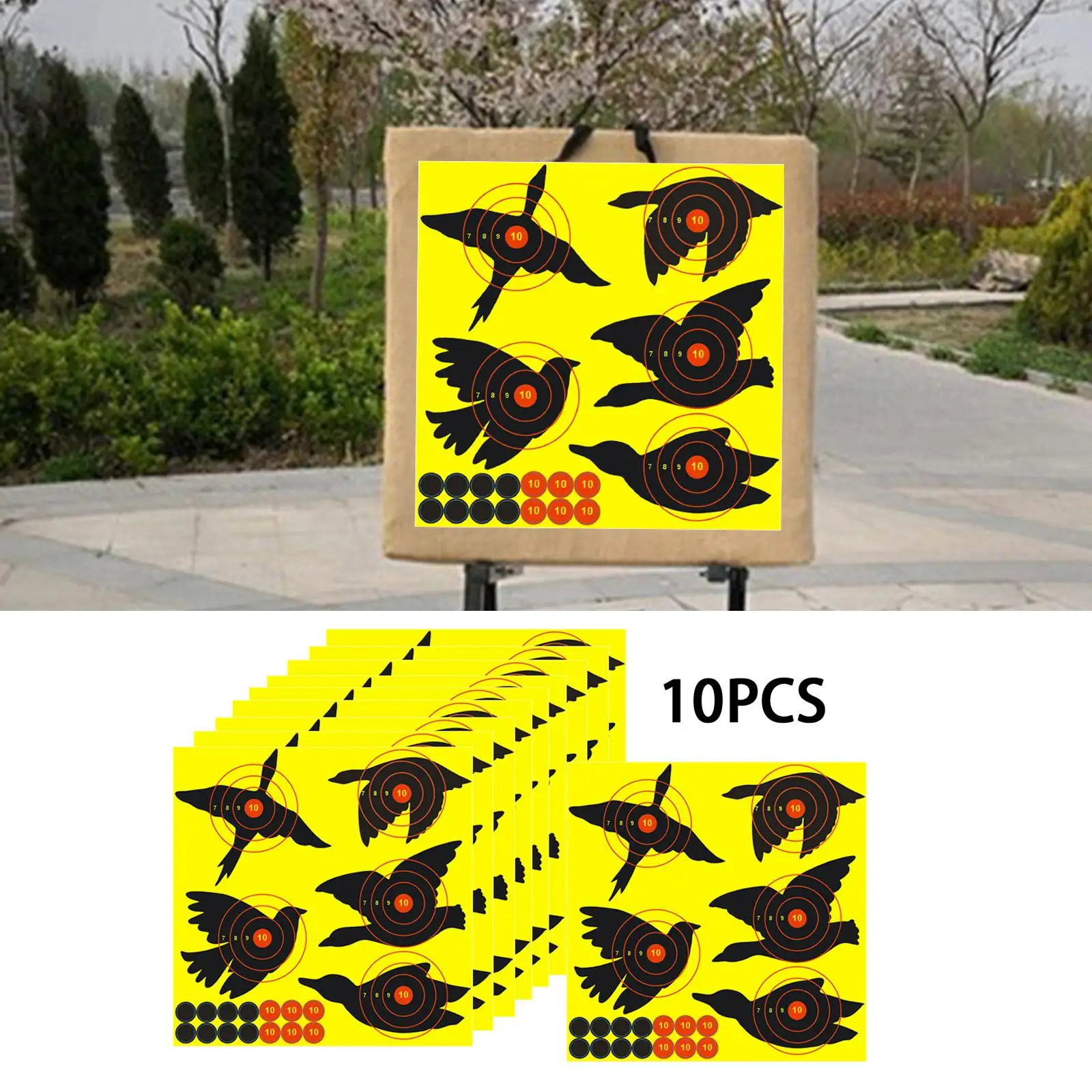 

10 шт., флуоресцентные Стикеры для охоты