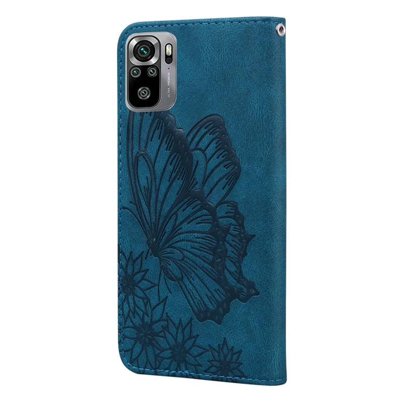 Butterfly Leather Case For Xiaomi Poco M5S Coque For Xiomi Mi Poco M5 M4 Pro X4 NFC PocoM4 5G Fundas Wallet Bags Flip Cover