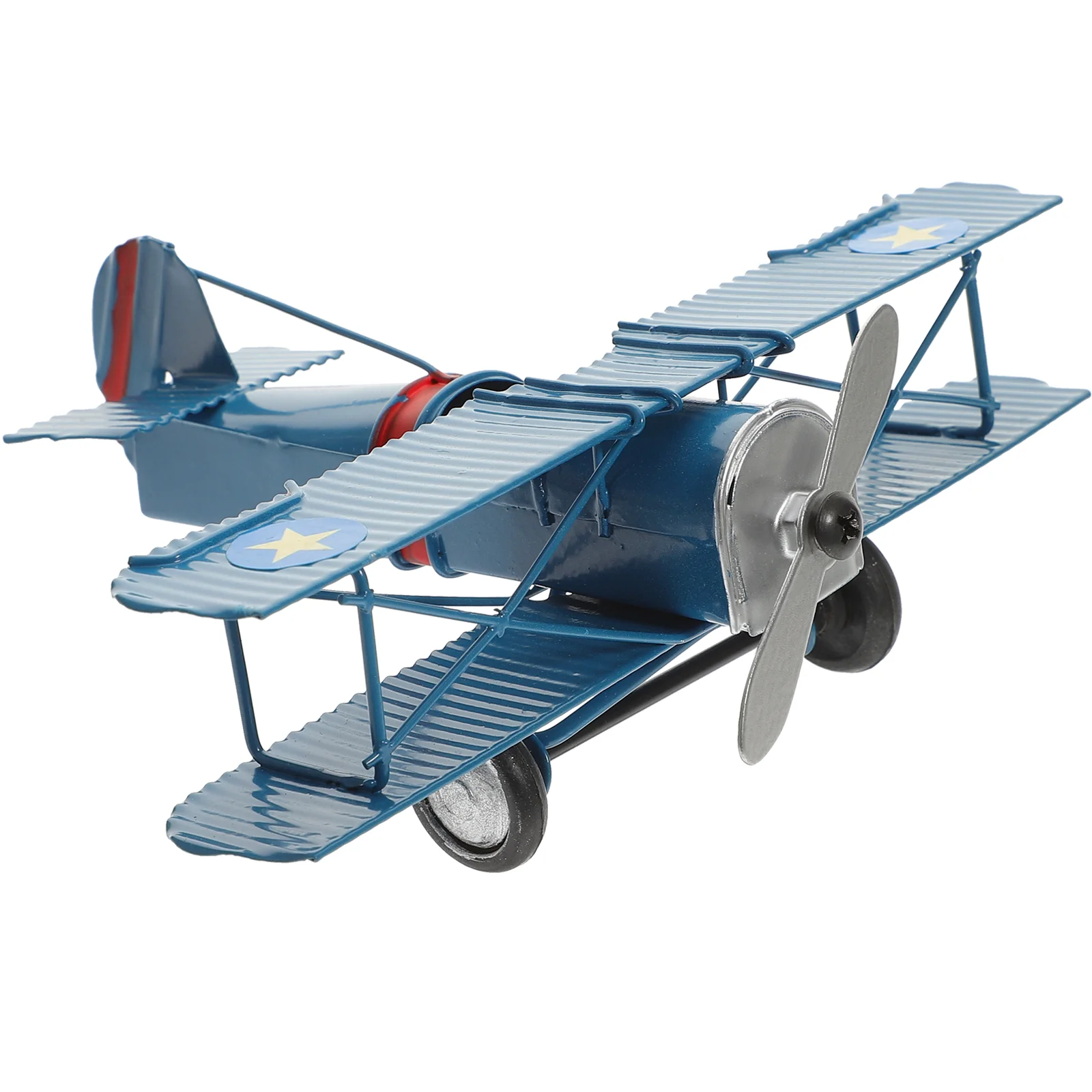 

Airplane Model Ornament Models Iron Crafts Retro Decor Kit Kits Adults Child Miniature