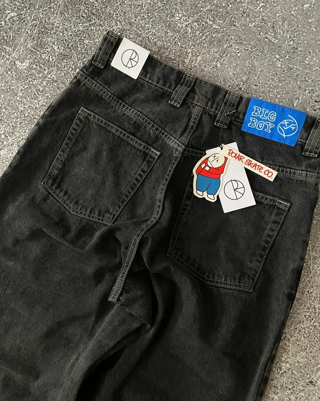 Harajuku широкие джинсы