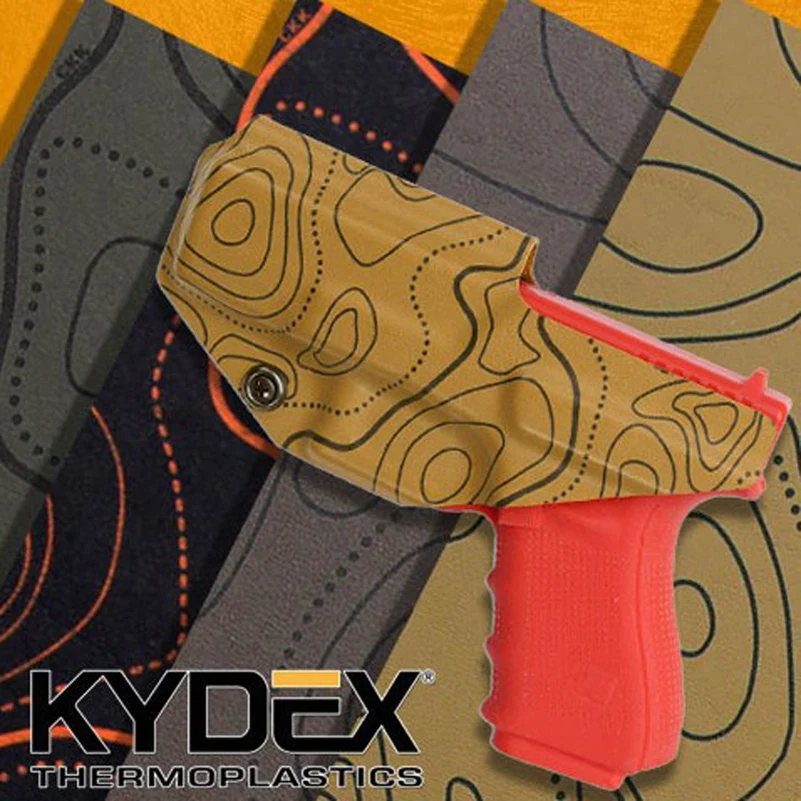 Фото 12 цветов, 2 размера KYDEX, топографическая CAMO, термоформовая K-доска, лист K, термопластиковая пластина для оболочки, кобура, материал для самостоятельного изготовления №1