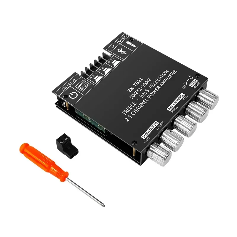 Плата усилителя сабвуфера TPA3116D2 Bluetooth 5.0 ZK-TB21