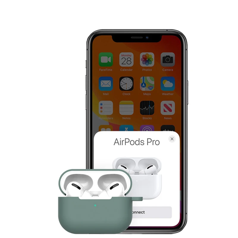 Мягкие силиконовые чехлы для Apple Airpods Pro 1st