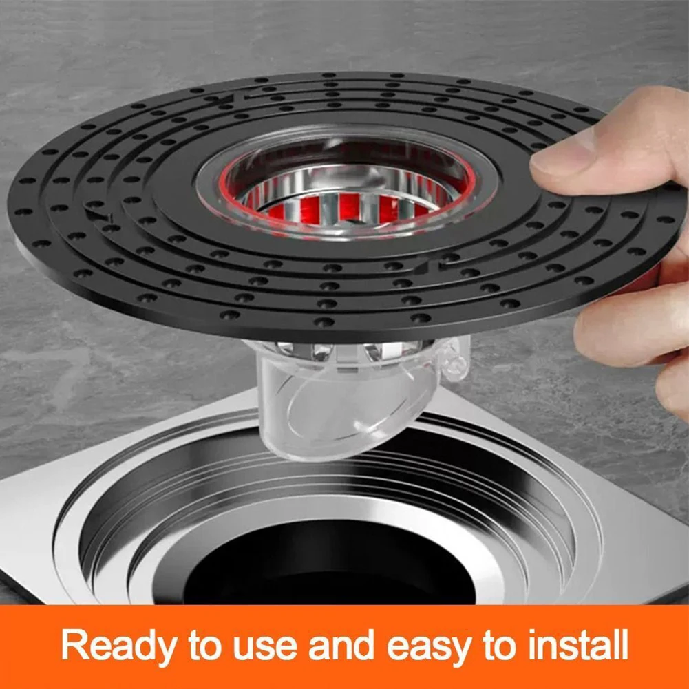 

Bath Shower Floor Strainer Cover Plug Trap 1 Way Drain Valve Toilet Insect Prevention Deodorant Sewer Strainer Floor Drain