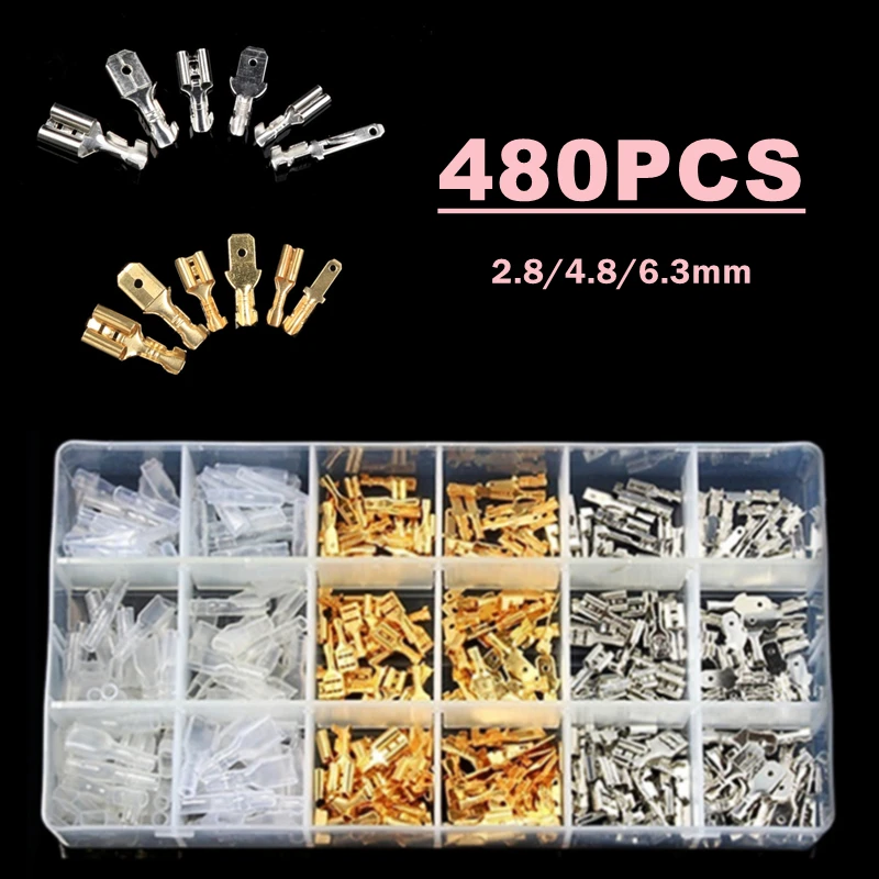 

480 шт., 2,8/4,8/6,3 мм