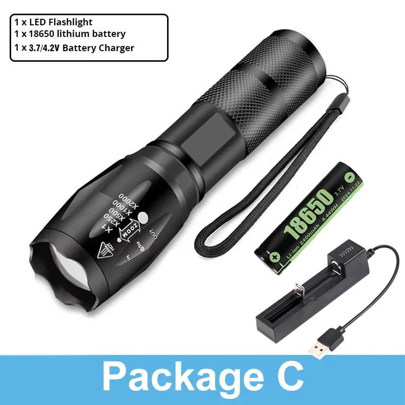 

Heinast T6 Фонарь 800 Люмен Водонепроницаемый