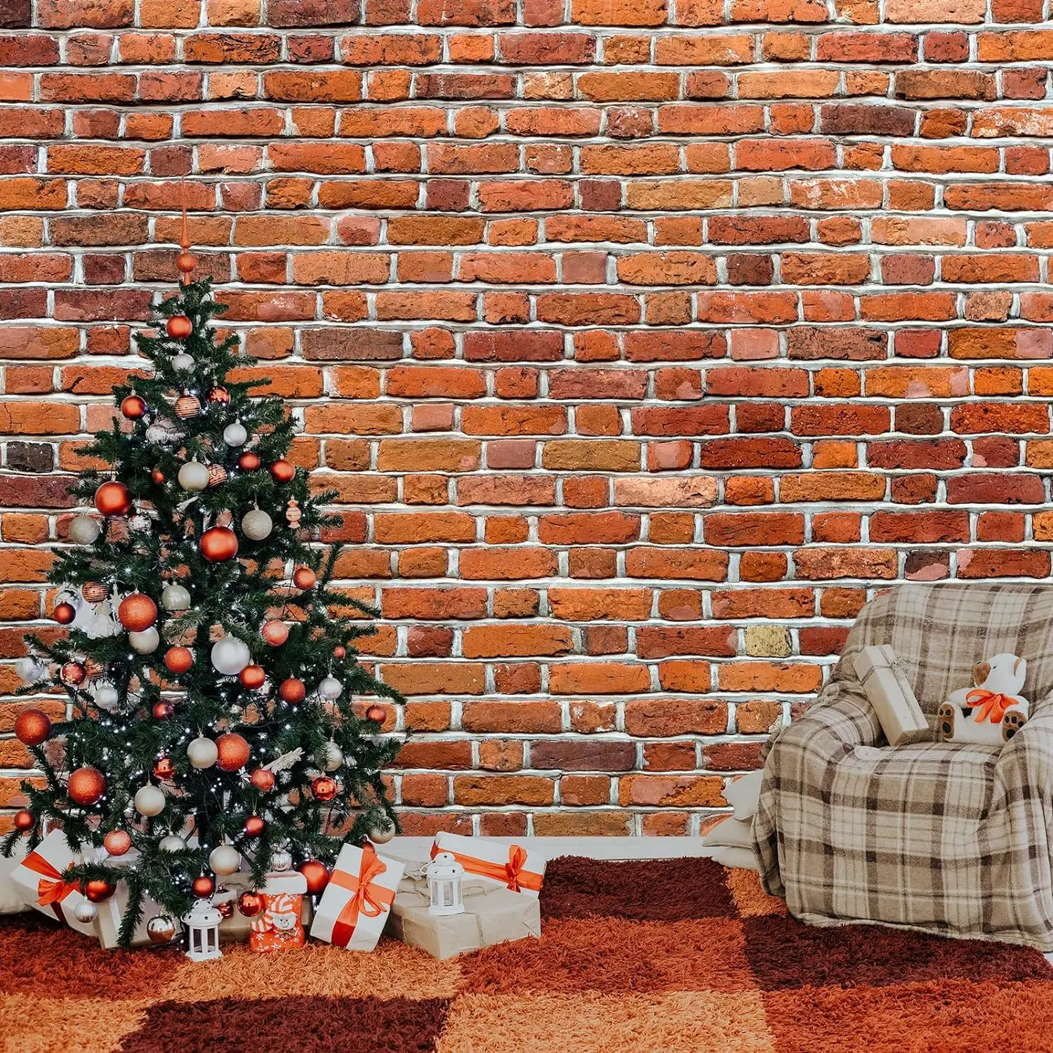 150*100 см красный кирпичная стена фон ткань подходит для дней рождения вечеринки