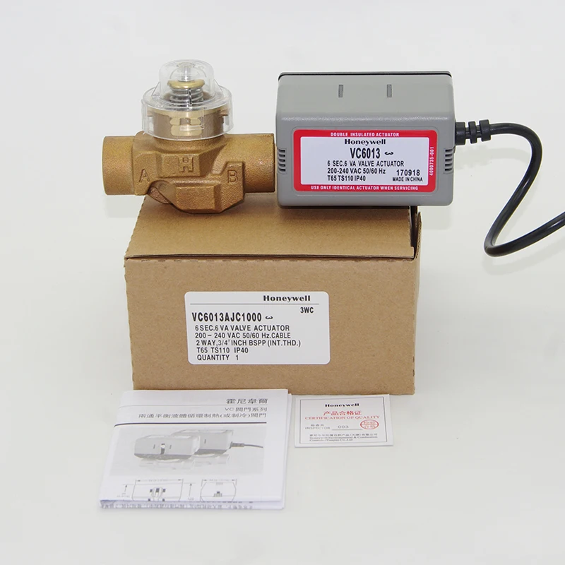 Electric two-way electric temperature control valve VC6013/VC4013 6 points DN20