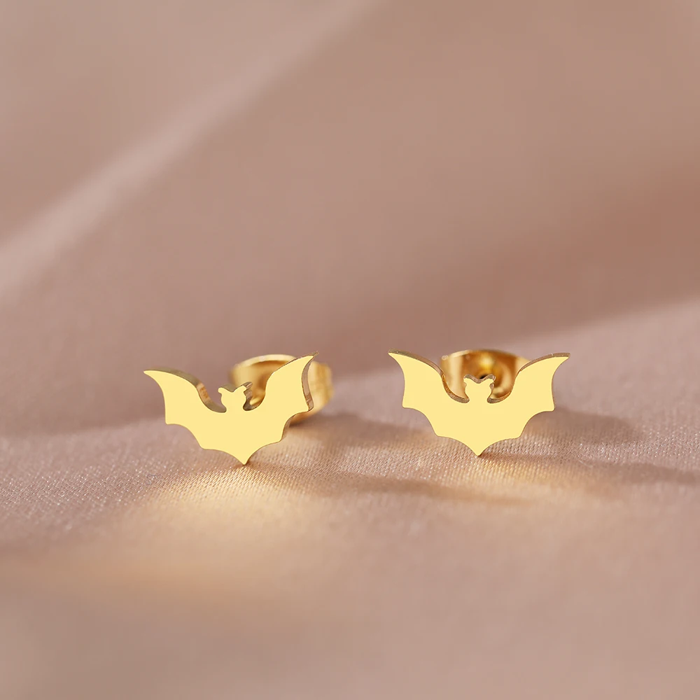 

Серьги из нержавеющей стали, мультяшный кенгуру, животное, очаровательные Металлические Модные серьги-гвоздики для женщин, ювелирные издел...