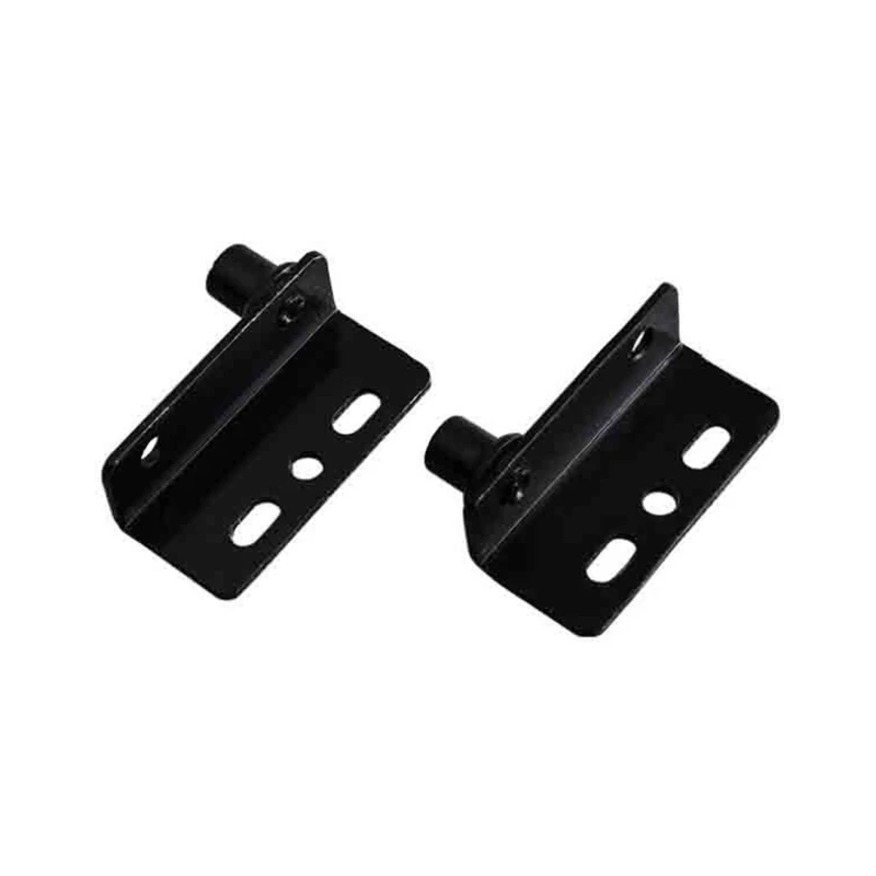 

2 Pieces/set Door Hinges with Bushing Thicken Black Iron Right Angle