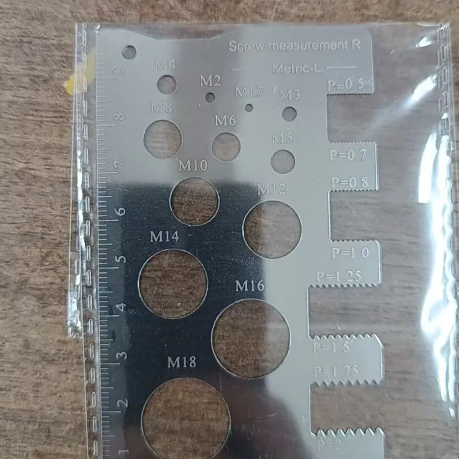 

Калибратор резьбы M3-M18 из нержавеющей стали