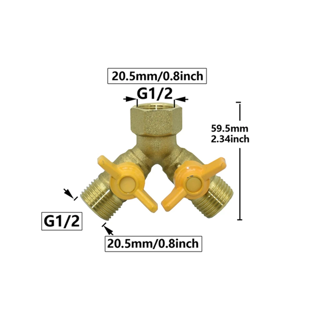 

Латунь 1/2 внутренняя резьба на 1/2 наружная резьба разветвитель шланга соединительный клапан медные ремонтные фитинги металлическая резьба соединительная муфта для водопроводных труб