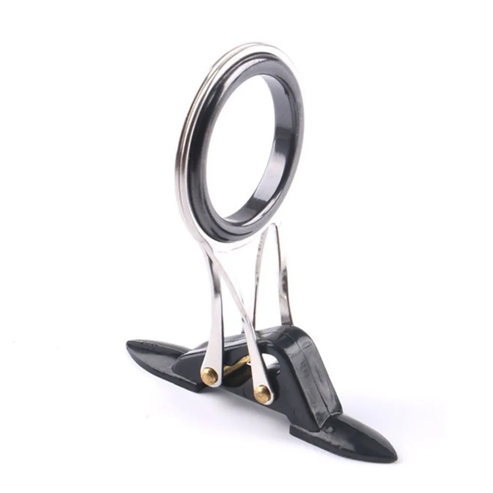 

Guide Ring Fishing Rod Pole Line Guides Top Rings Folding Stainless Steel Telescopic DIY Eye Ring Repair Kit Fishing Tackle