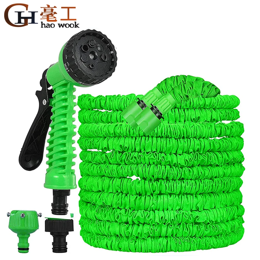 

25-150Ft Grrden Expandable Flexible Water Hose Plastic Lightweight Watering Hoses 45m(Max) Magic Water Hose Garden Pipe Hose