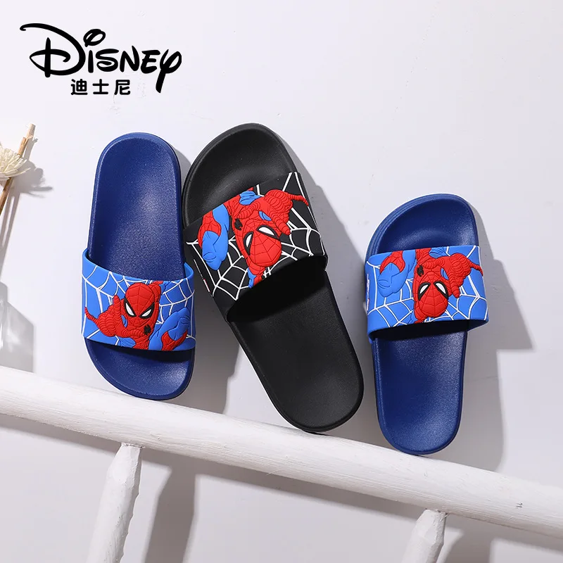 

Disney cartoon male baby boys slippers children non-slip indoor home bathroom outdoor beach shoes
