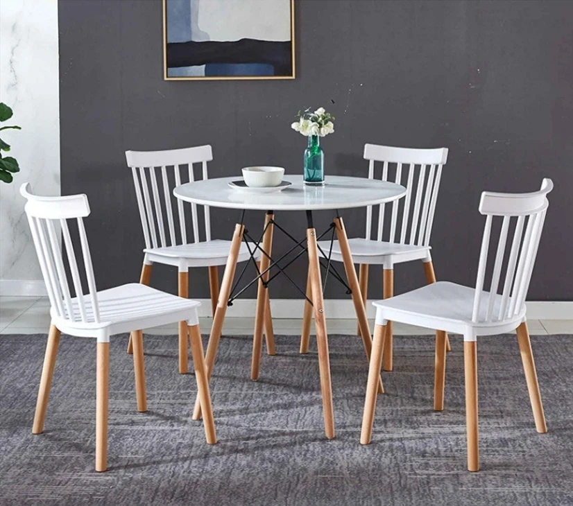 Customized Backrest Windsor Chair Home Minimalist Style Premium Outdoor Dining Chairs