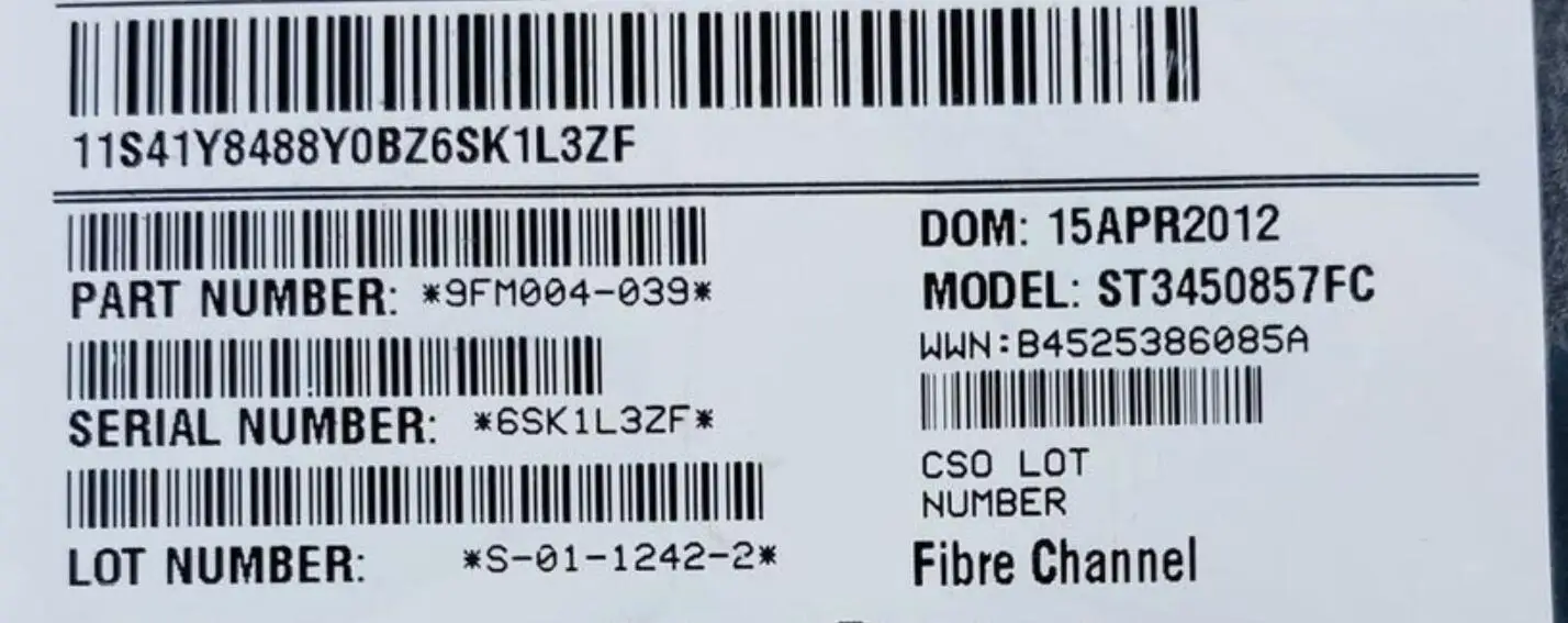 44X2450 450 Гб внутренний жесткий диск 15K 3 5 fc 44X2451 46C4481
