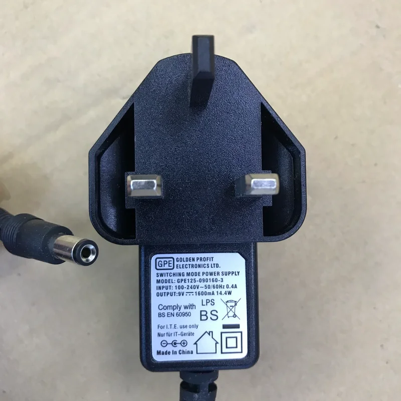 Оригинальный источник питания для GPE 9 В 6 А/5 5 А блок с вилкой Стандарта