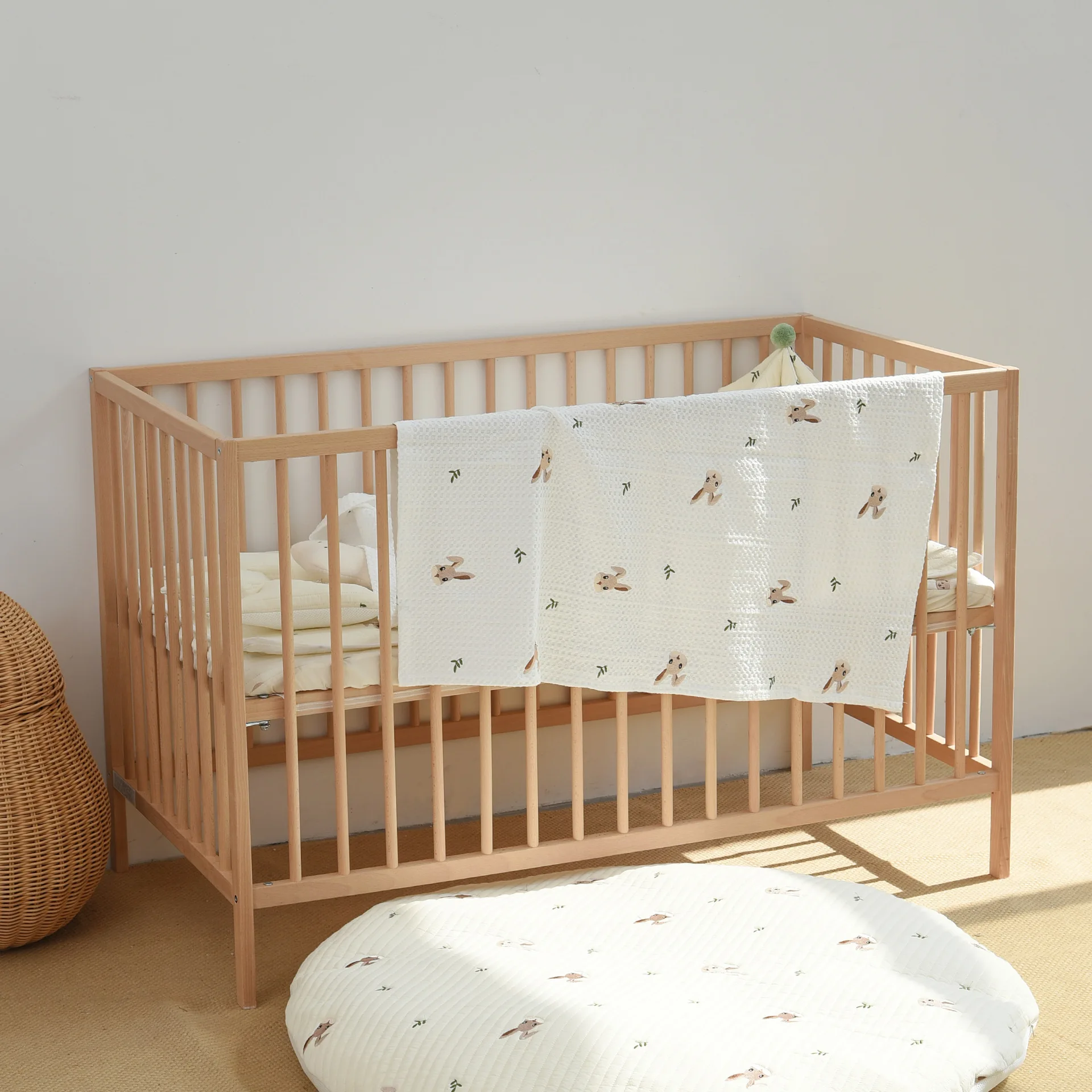 Новое хлопковое детское одеяло мягкое из органического хлопка для новорожденных