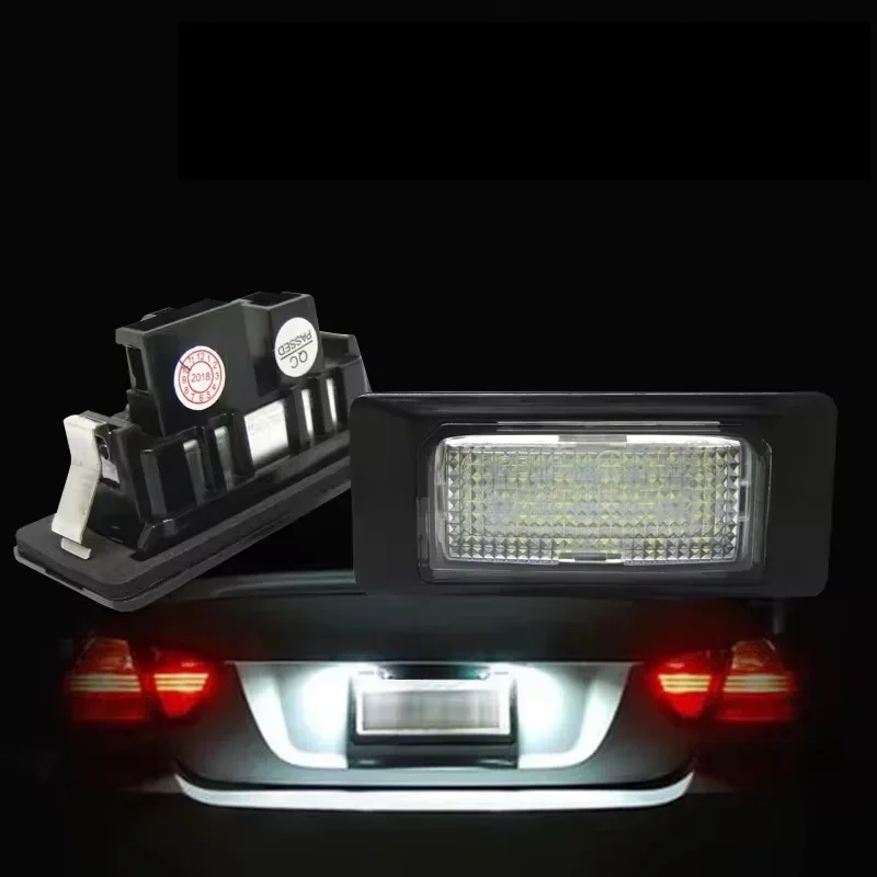 2 шт. светодиодный светильник номерного знака для VW Tiguan Touareg Passat Caddy Golf Plus 67 вариант Polo Jetta Sharan автомобильные лампы номерного знака (art.: 3920d32e7ccd2) - 3920d32e7ccd2