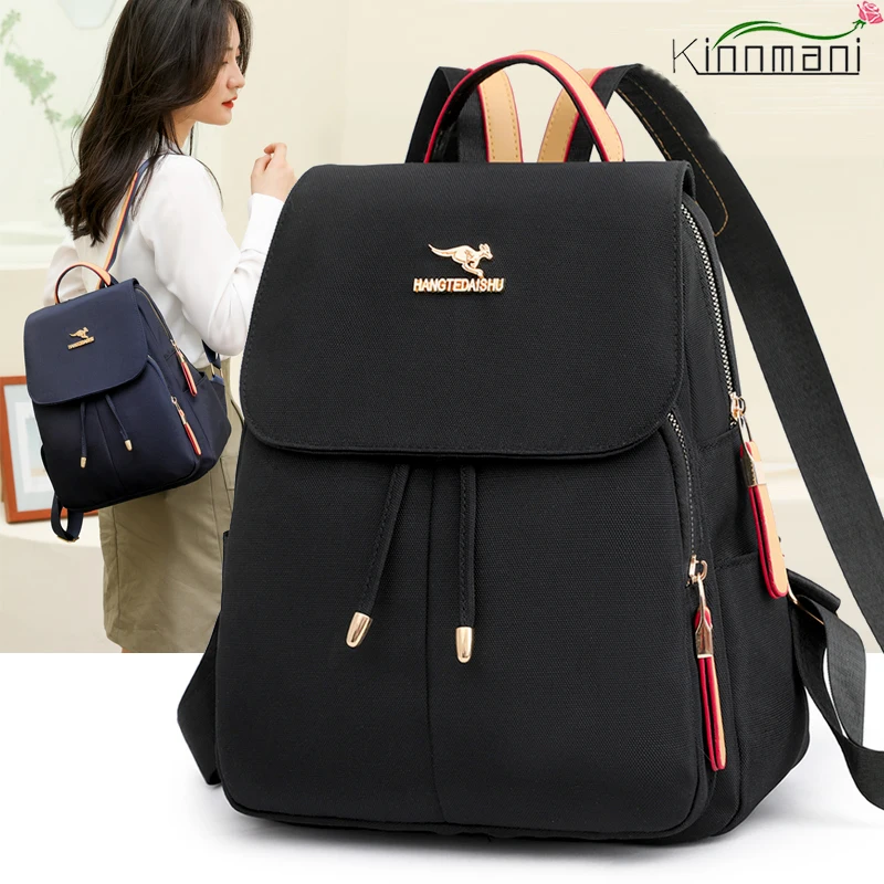 

Многофункциональный рюкзак для женщин, водонепроницаемый рюкзак из ткани «Оксфорд», Женский школьный рюкзак с защитой от кражи для девочек-подростков, 2022