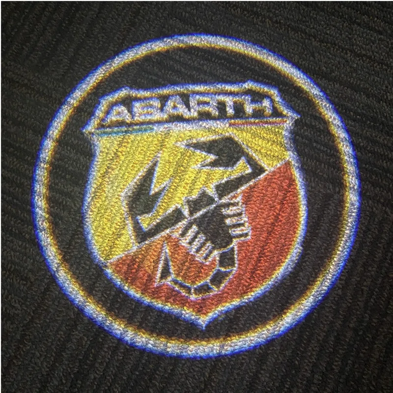 

2PCS Wireless LED Car Door Logo Welcome Light Ghost Shadow Lamps For Fiat 500 Ducato Bravo Panda Grande Punto Car Accessories