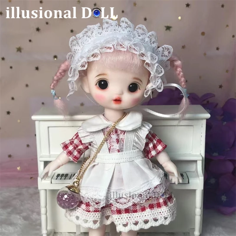 

Кукла и ткань BJD 1/8 кукла девочка игрушка подарок кукла и платье Одежда Игрушка аксессуары кукла 17 см подарок на день рождения игрушка для ре...