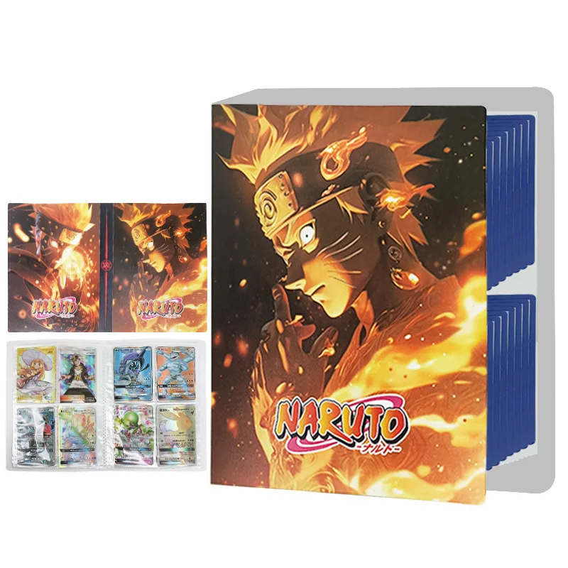 Фото Новый альбом для карточек NARUTO на 4 ячейки, 30 страниц, 240 карточек. Креативный модельный биндер-держатель для коллекции карточек. Подарок. №3